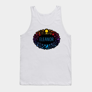 Eleanor name surrounded by space Tank Top